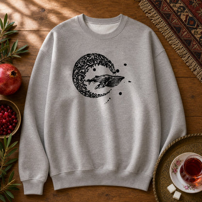 Whale Journey Sweatshirt - Sport Grey