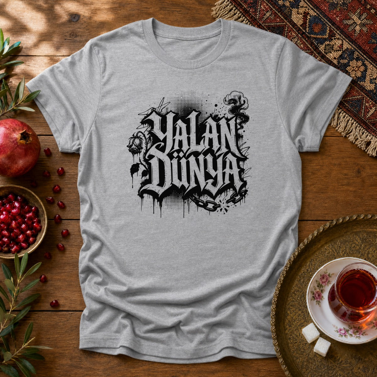 Yalan Dunya Unisex T-Shirt - Sport Grey