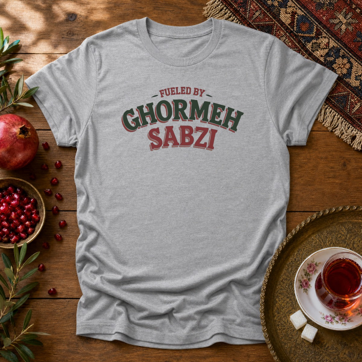 Fueled by Ghormehsabzi Unisex T-Shirt - Sport Grey