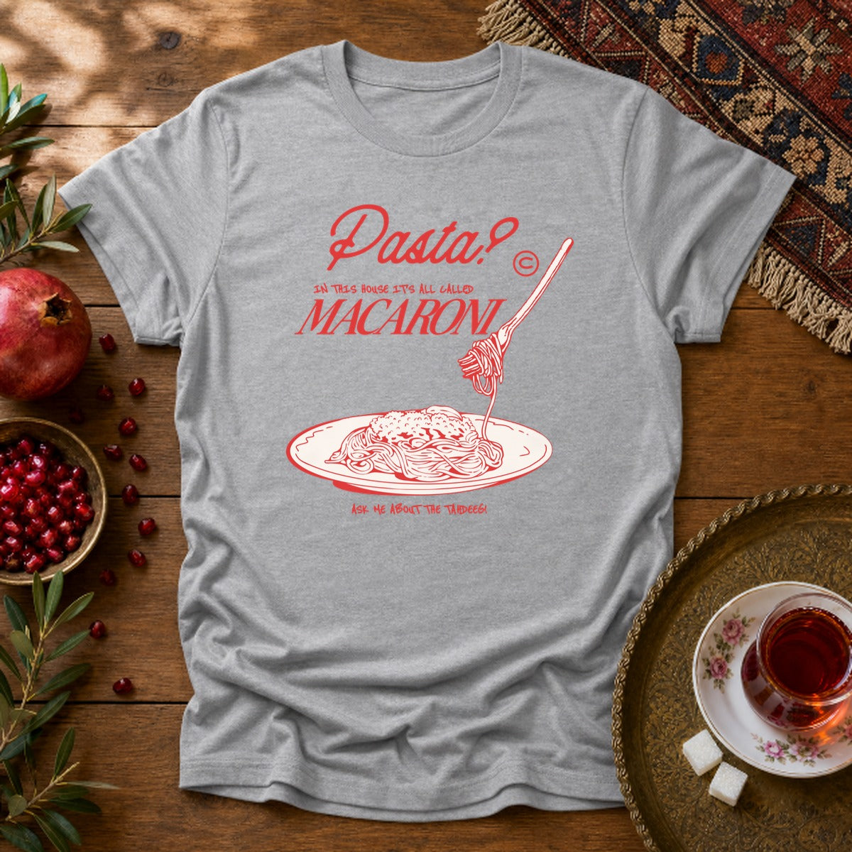It's All Macaroni Unisex T-Shirt - Sport Grey