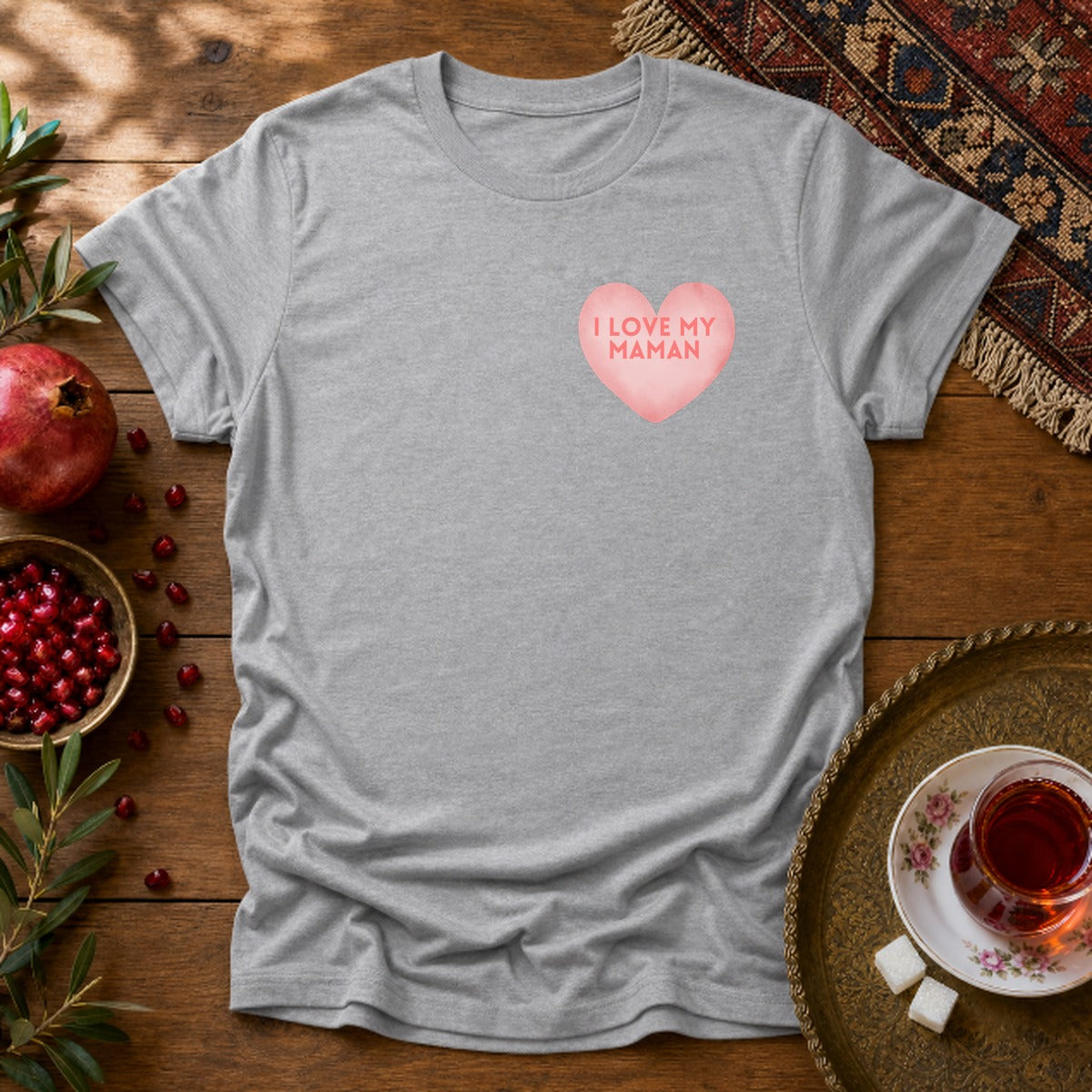 I love my Maman Unisex T-Shirt - Sport Grey