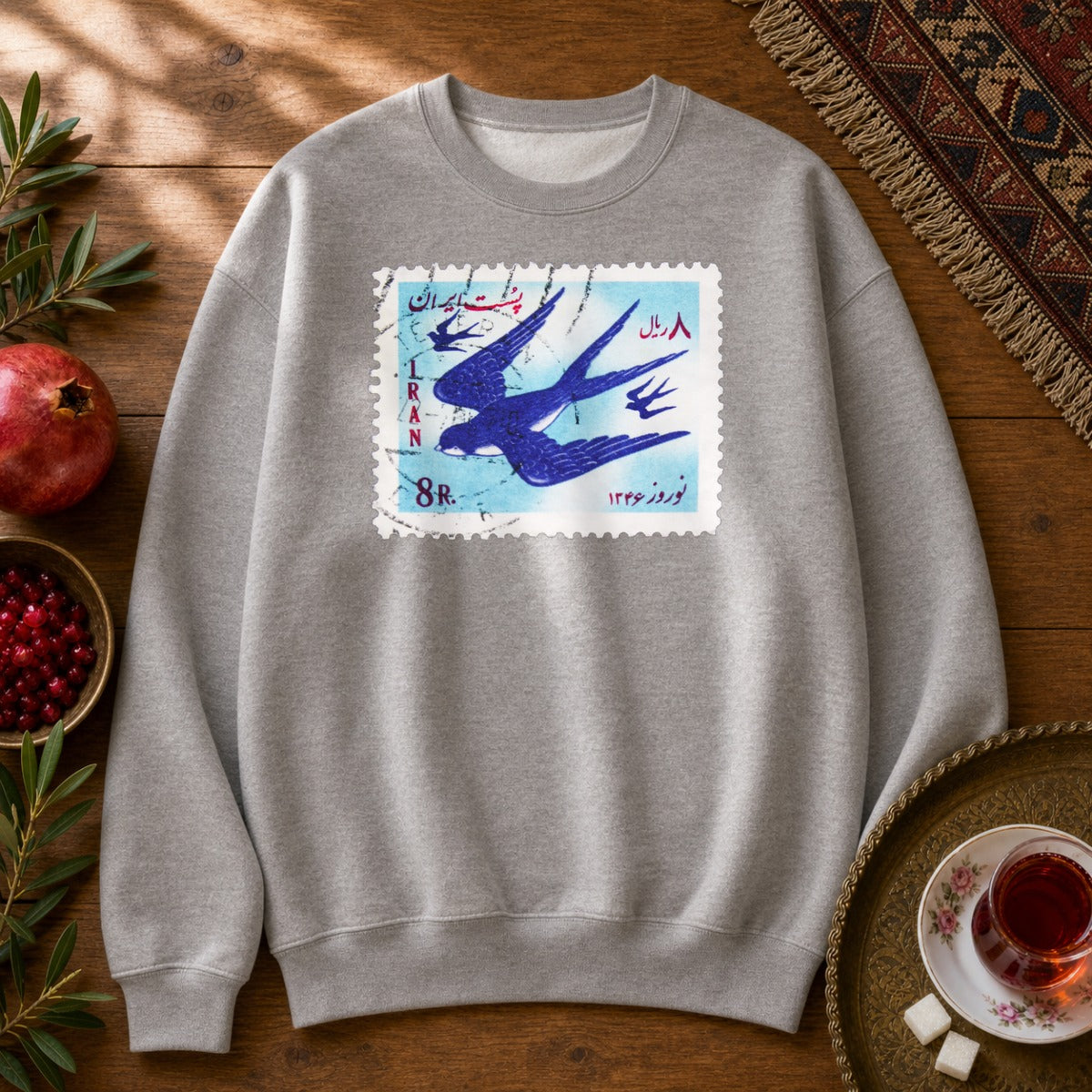 Nowruz Parastoo Sweatshirt - Sport Grey