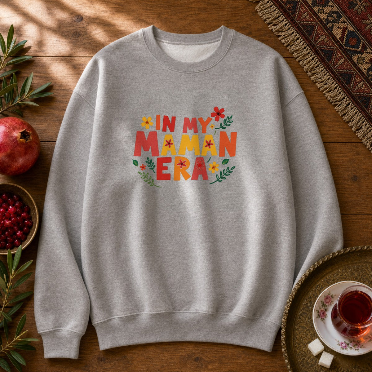Maman Era Sweatshirt - Sport Grey