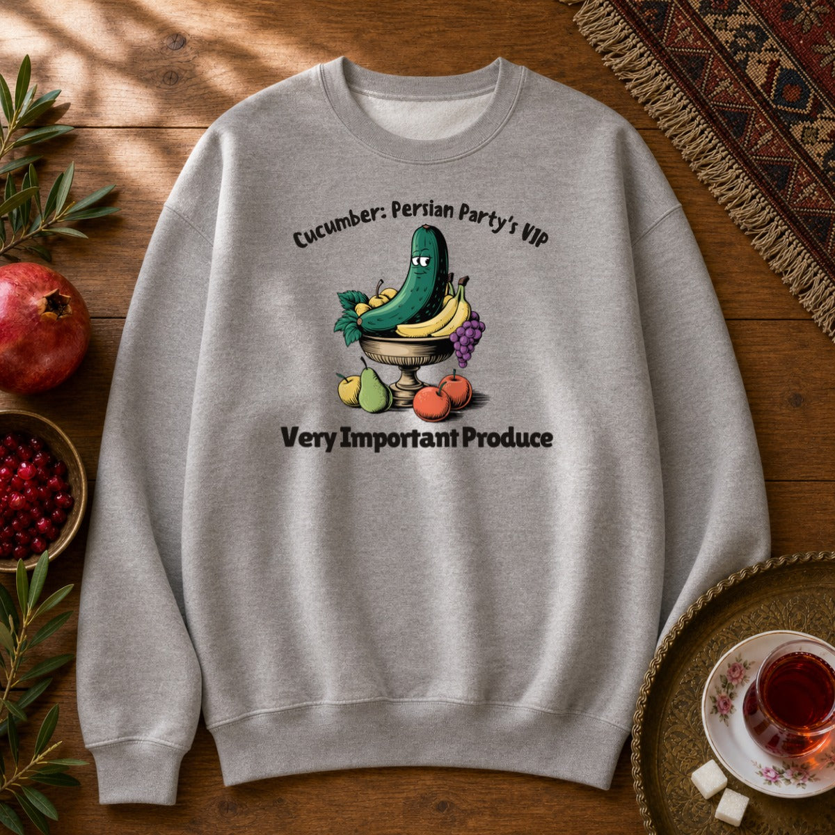 Persian Party's VIP Sweatshirt - Sport Grey