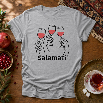 Salamati Wine Unisex T-Shirt - Sport Grey