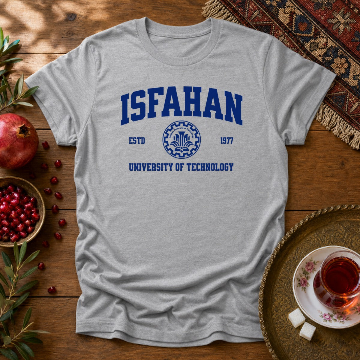 Isfahan University of Technology Unisex T-Shirt - Sport Grey