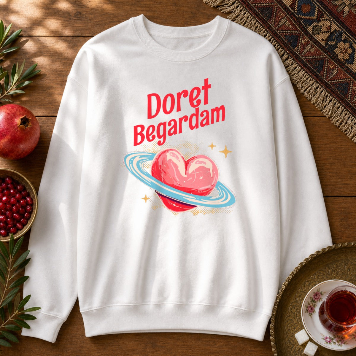 Doret Begardam Sweatshirt - White