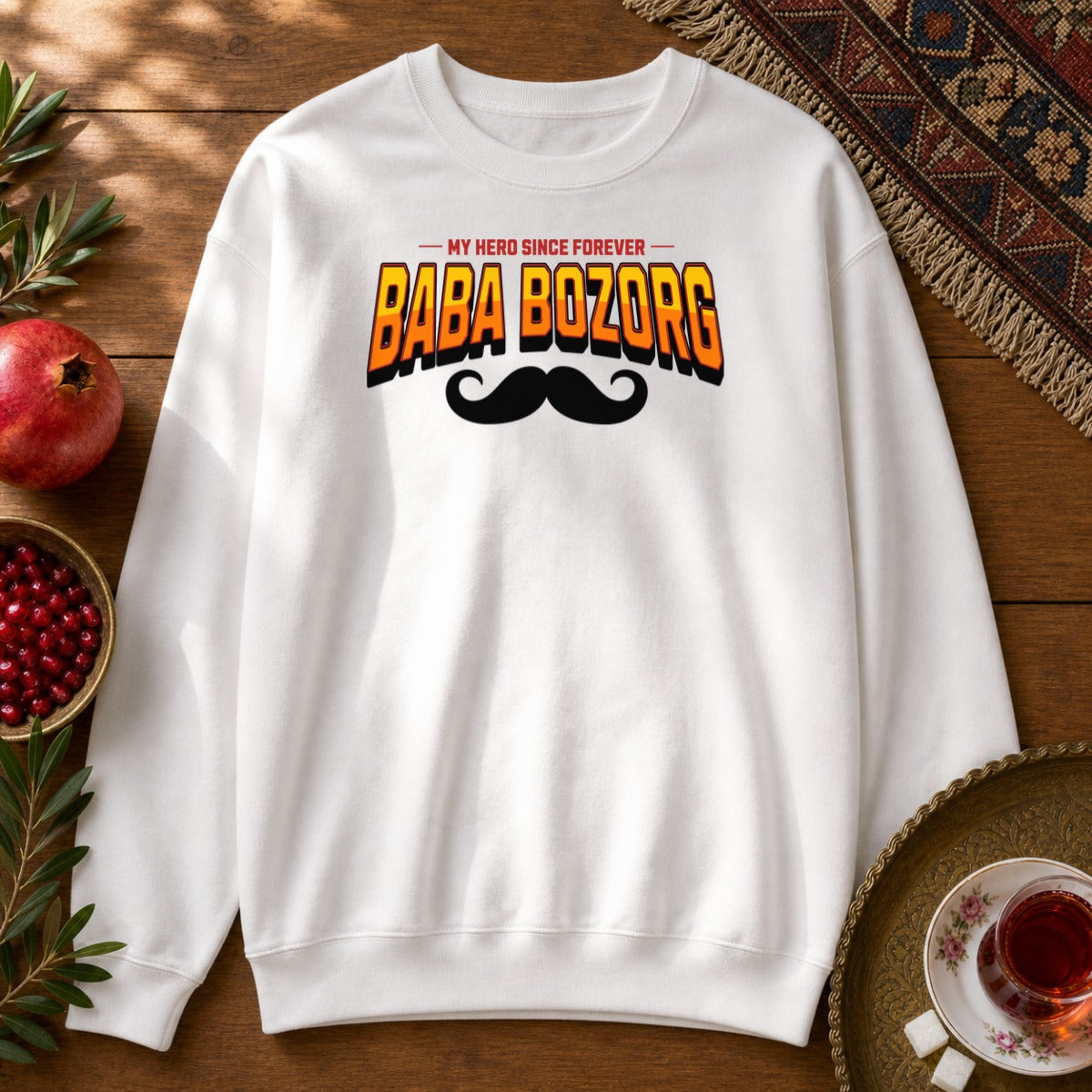 Bababozorg Hero Sweatshirt - White