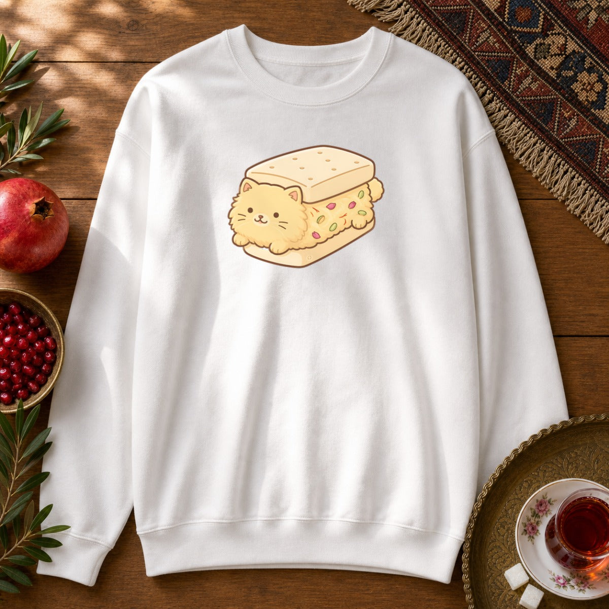 Persian Ice Cream Sonnati Sweatshirt - White