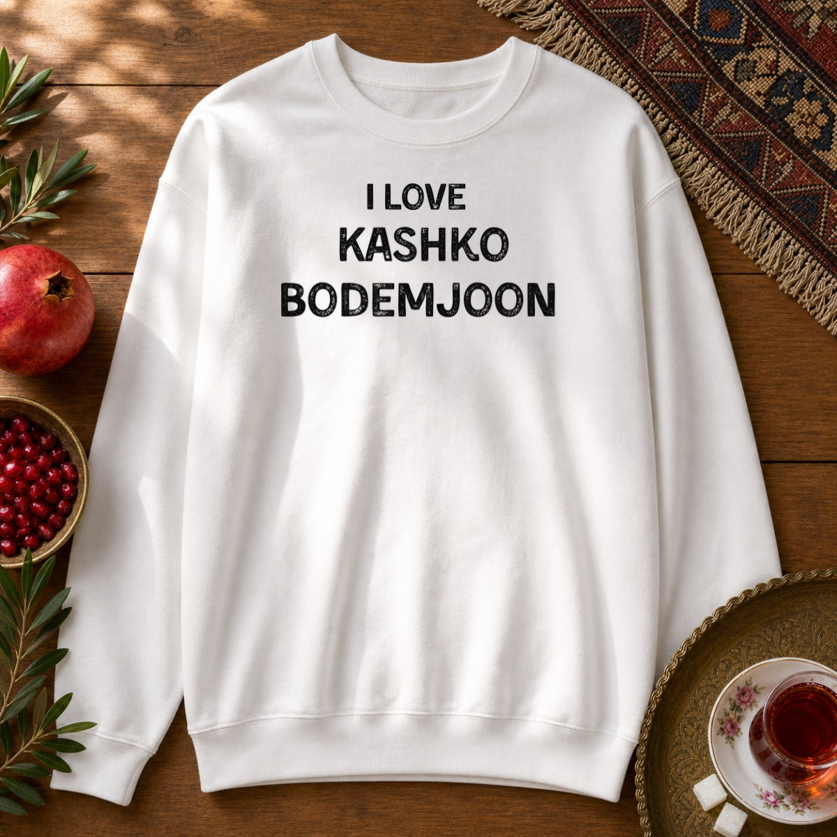 I Love Kashko Bodemjoon Sweatshirt - White