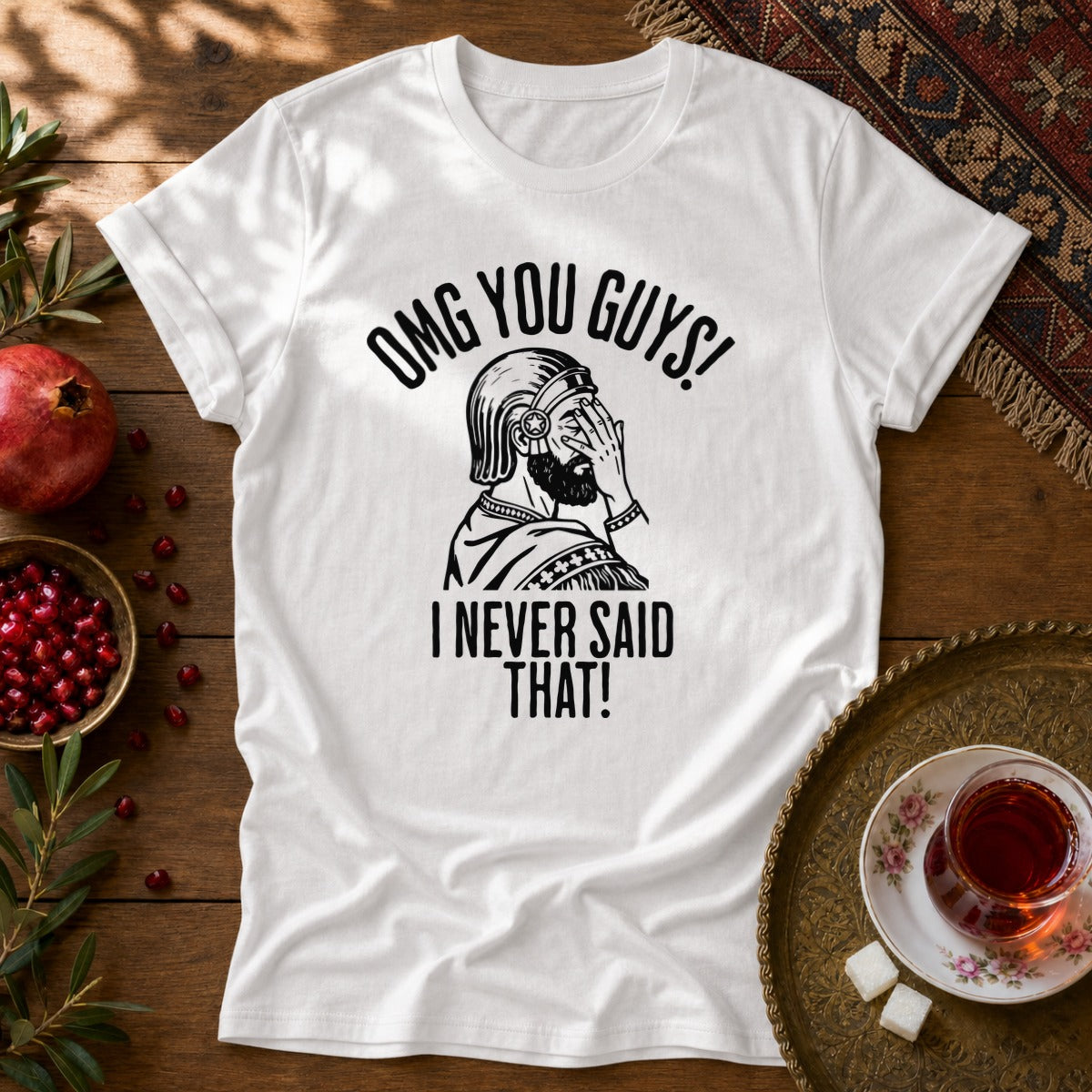 I Never Said That - Cyrus the Great Unisex T-Shirt - White