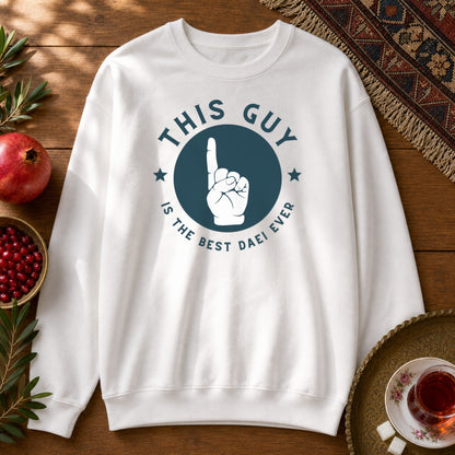 This Guy is the Best Daei Sweatshirt - White