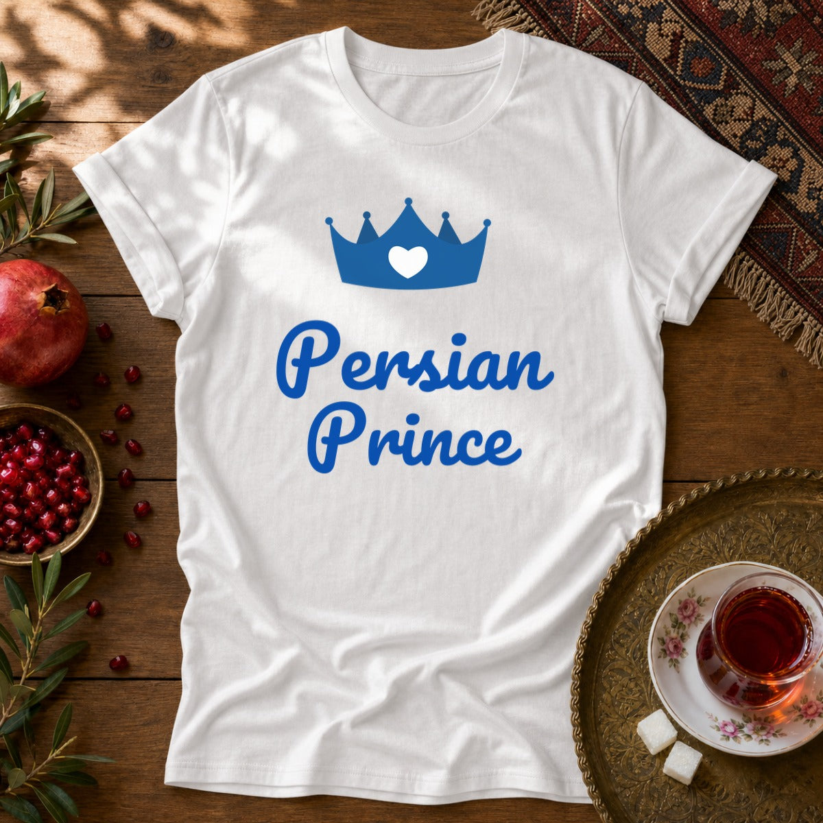 Persian Prince Unisex T-Shirt - White