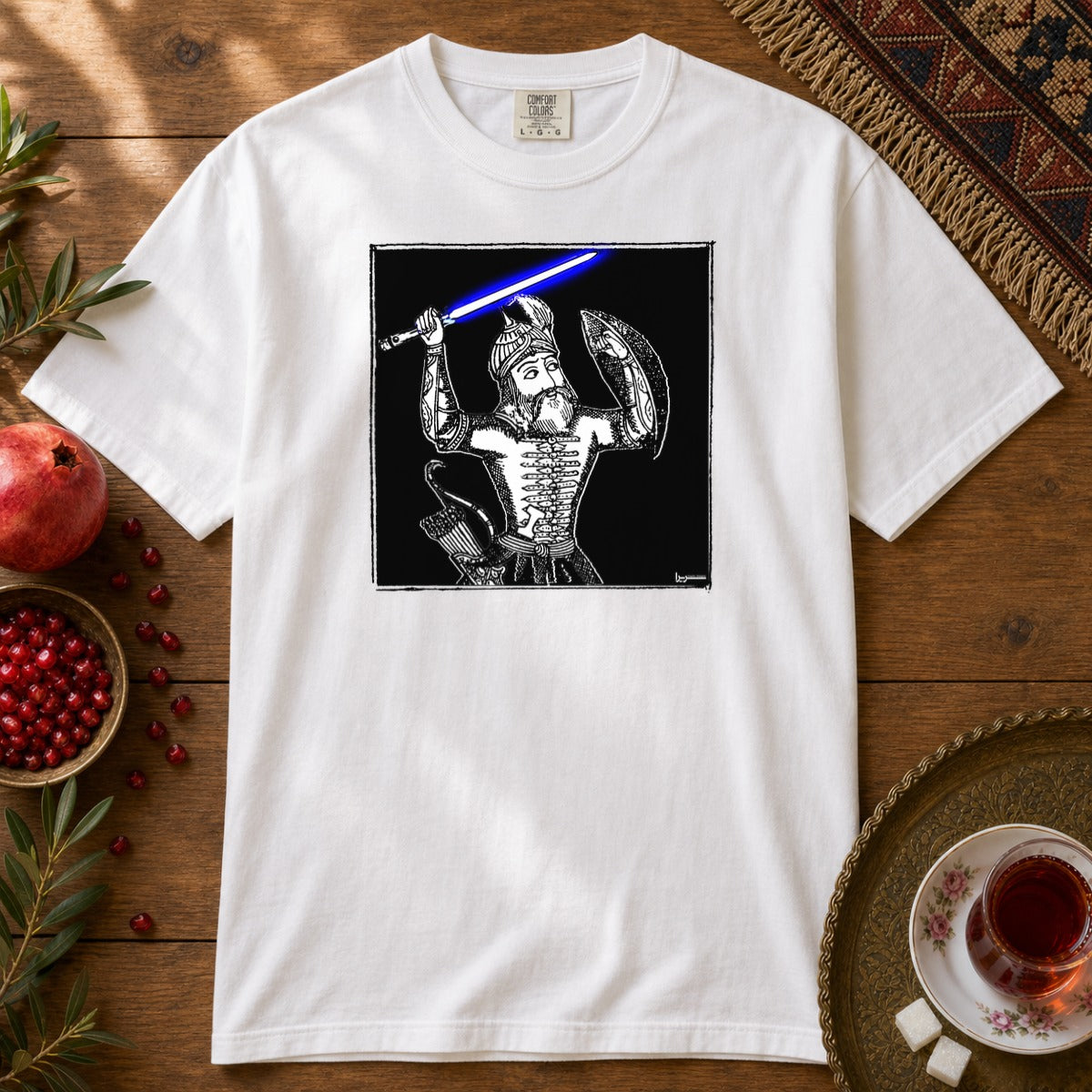 Rostam Skywalker Premium Tee - White
