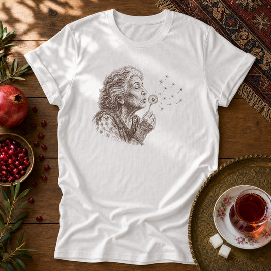 Mamanbozorg Wishes Unisex T-Shirt - White