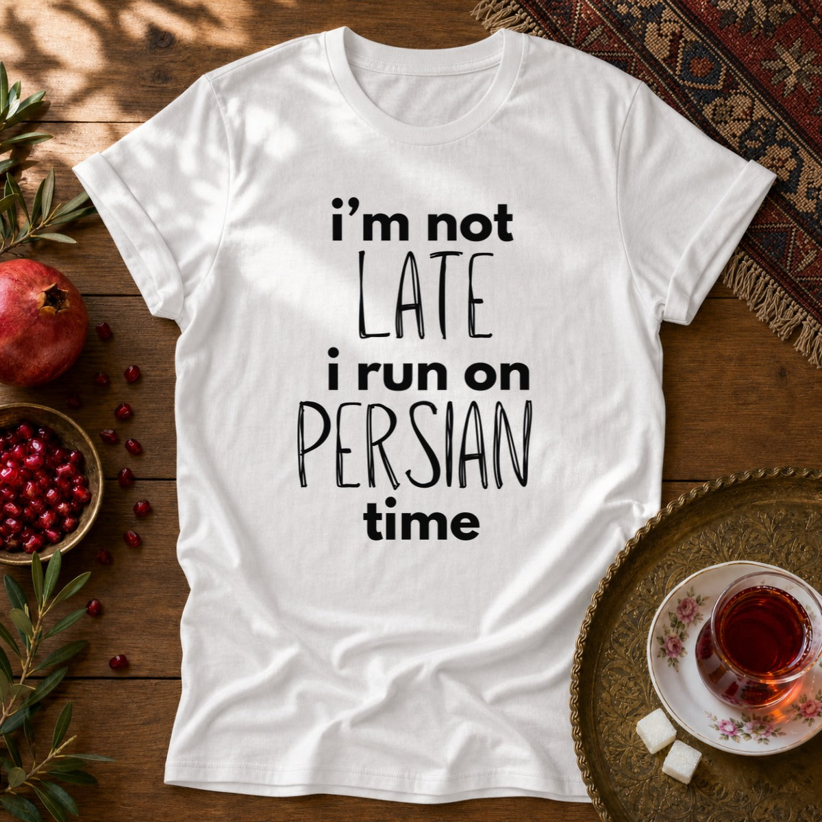Persian Time Unisex T-Shirt - White