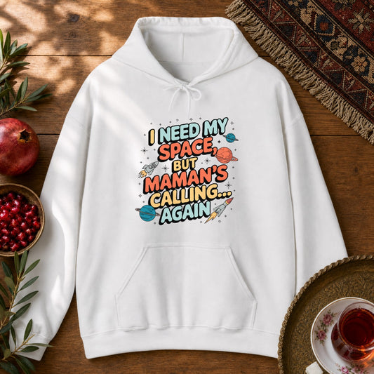 I Need My Space Hoodie - White