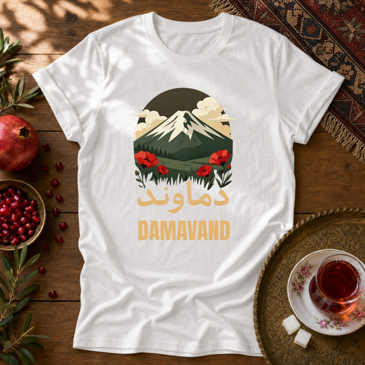 Damavand Dream Unisex T-Shirt - White