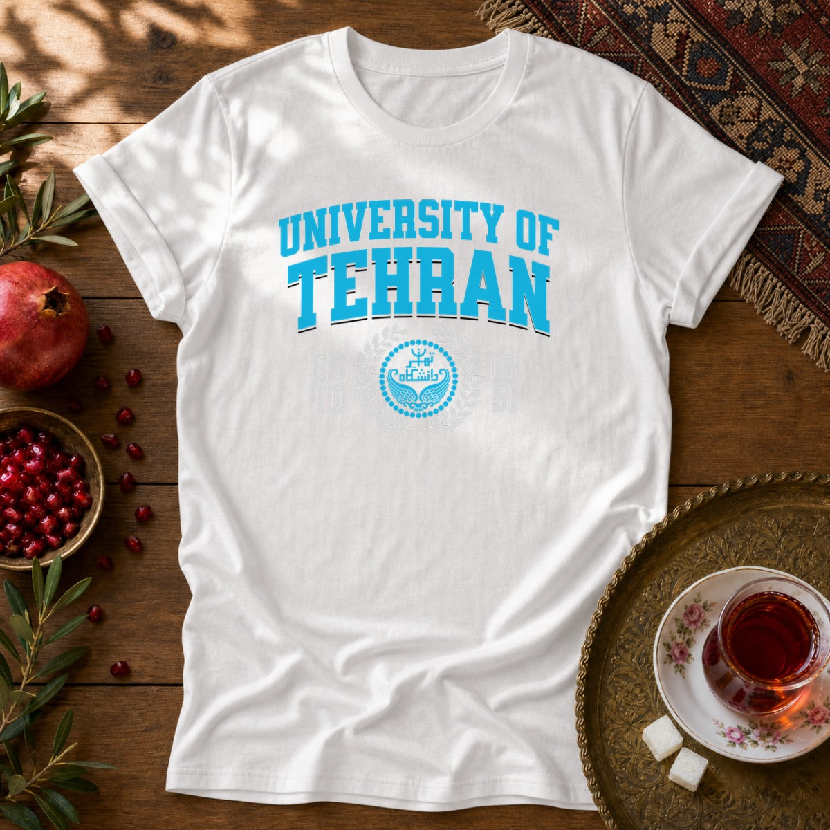 University of Tehran Unisex T-Shirt - White