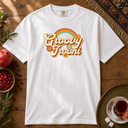 Groovy Irooni Premium Tee - White