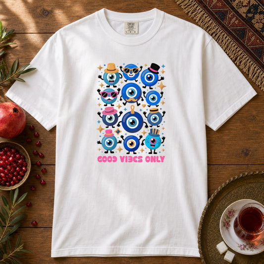 Good Vibes Only Premium Tee - White