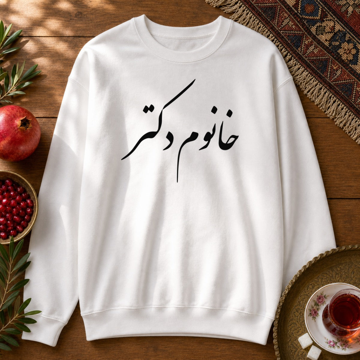 Khanoom Doctor Sweatshirt - White