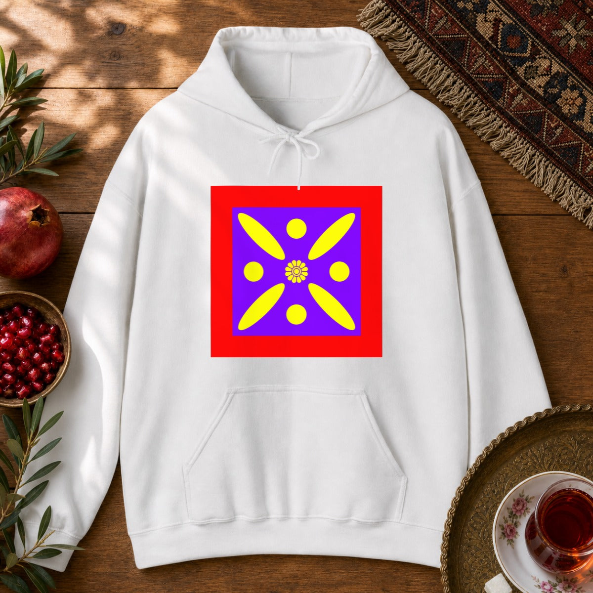 Derafshe Kaviani Hoodie - White