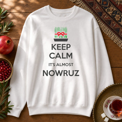 It's Almost Nowruz Sweatshirt - White