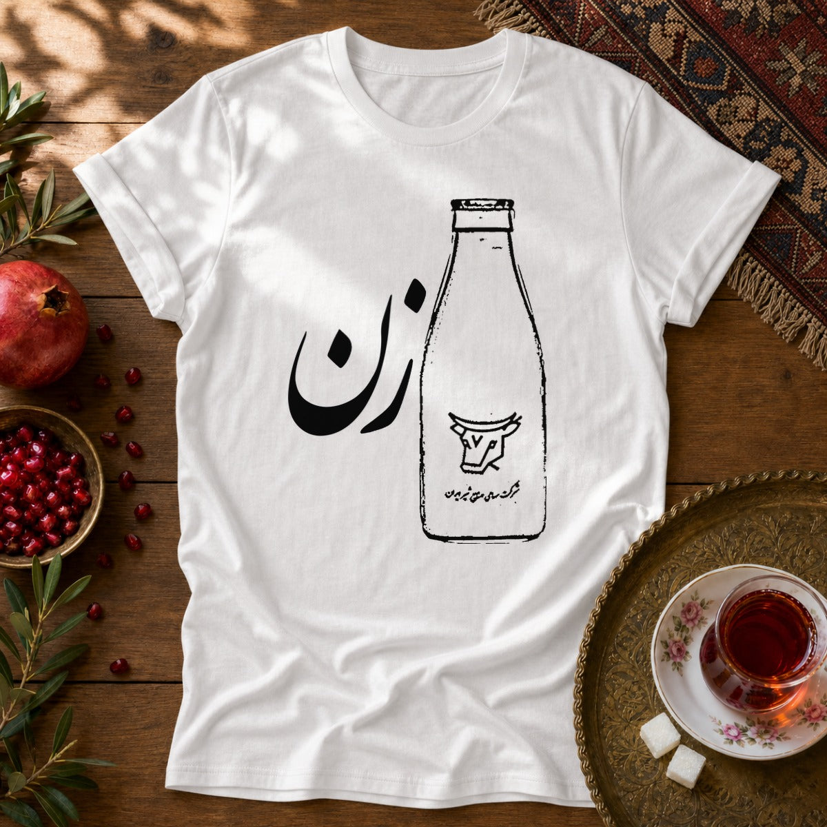 Shirzan Unisex T-Shirt - White