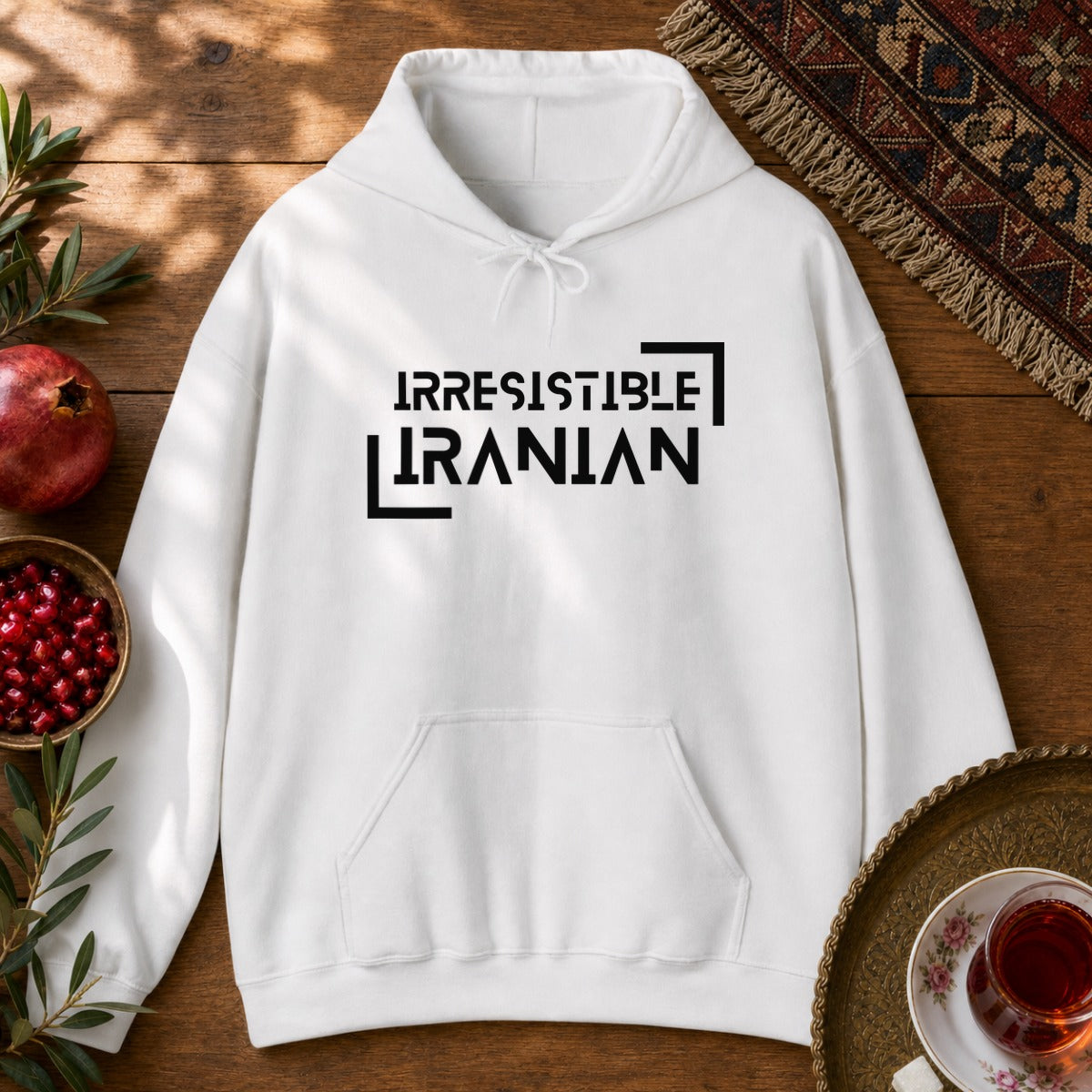 Irresistible Iranian Hoodie - White