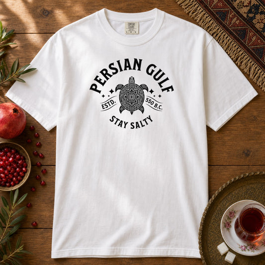 Persian Gulf Estd 550 BC Premium Tee - White