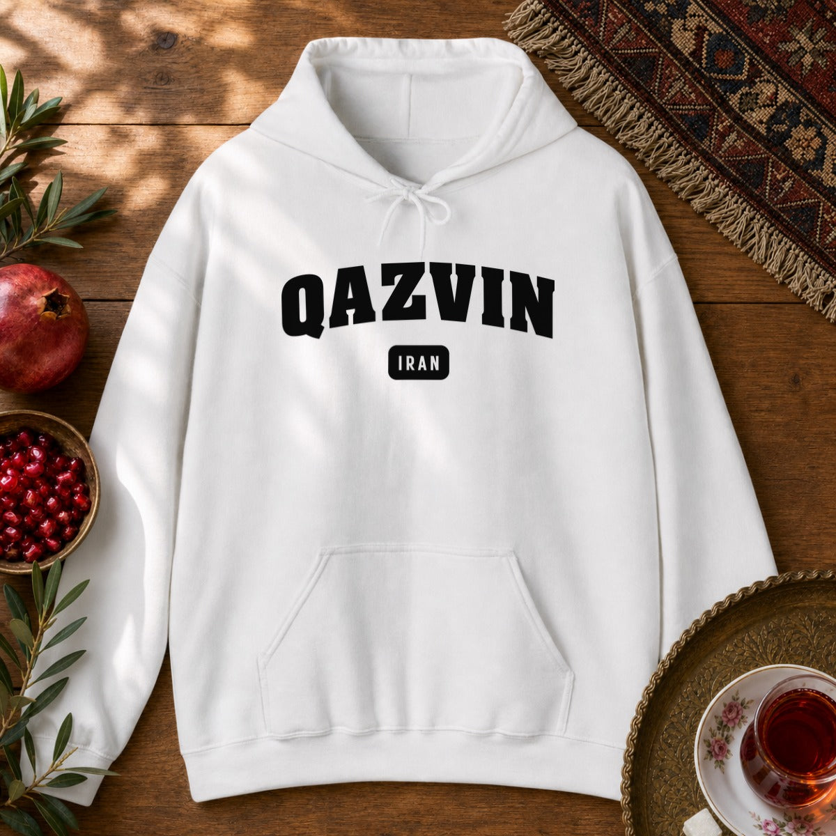 Qazvin Hoodie - White