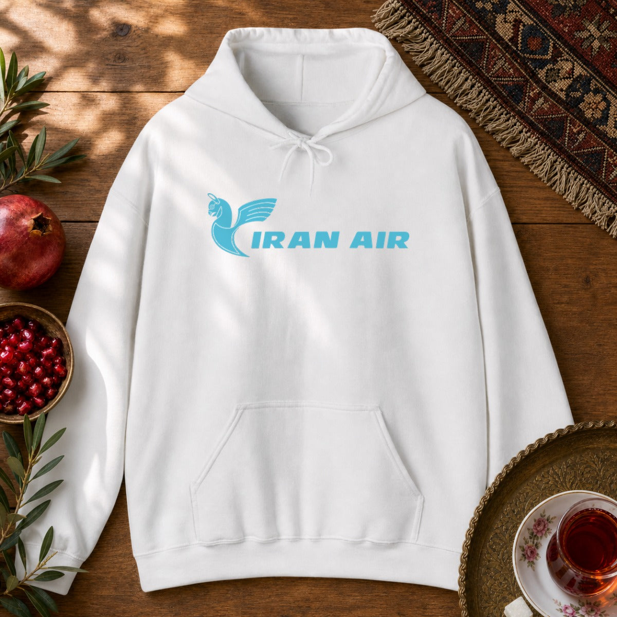 Iran Air Hoodie - White