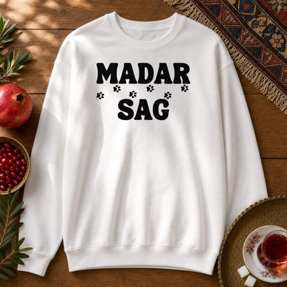 Madar Sag Sweatshirt - White