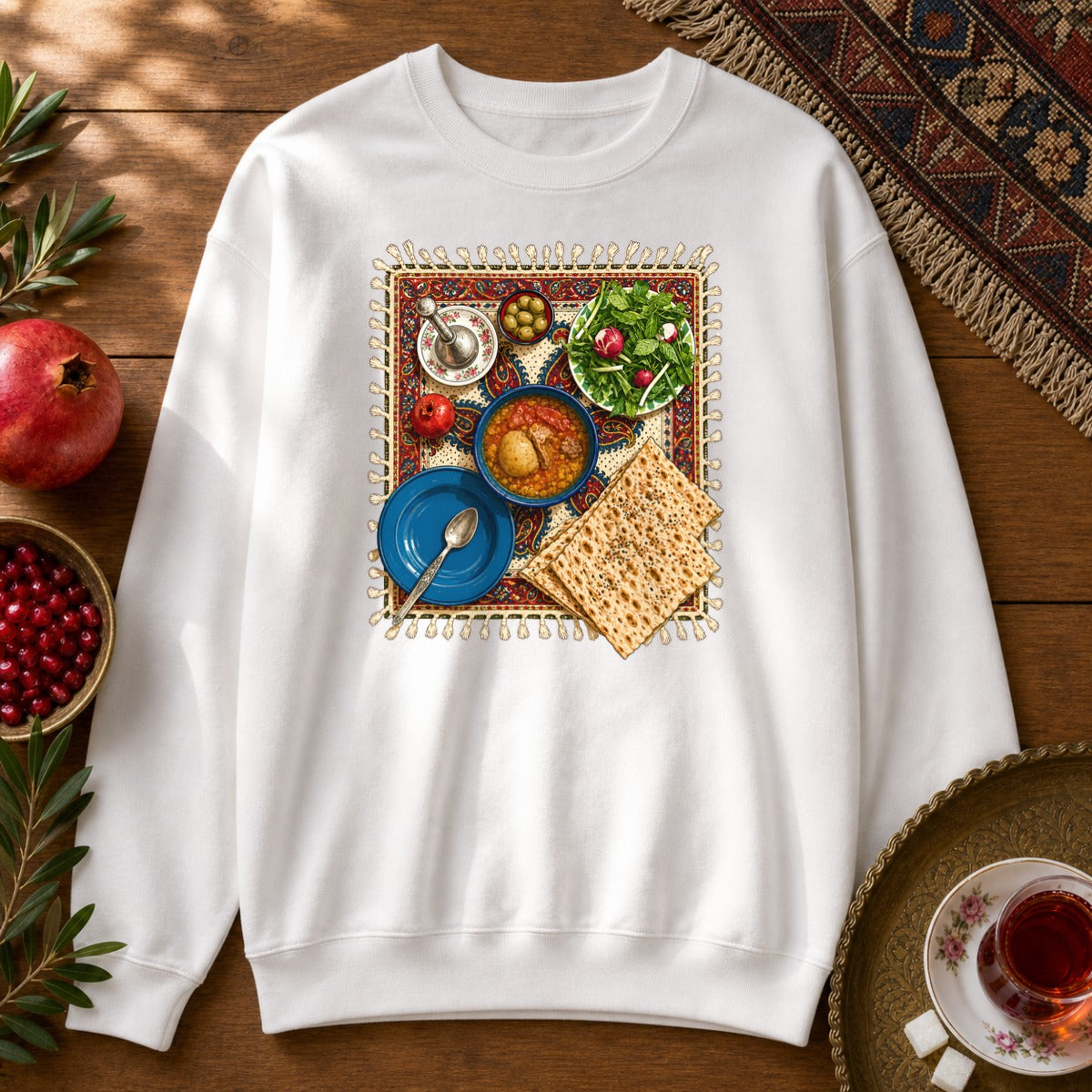 Dizi Sweatshirt - White