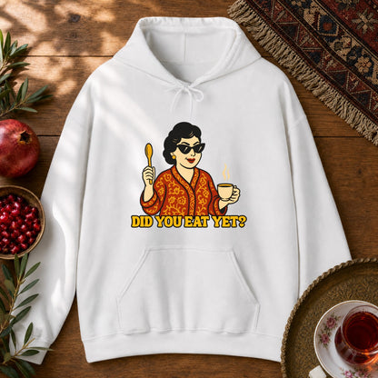 Did you eat yet? 1 Hoodie - White