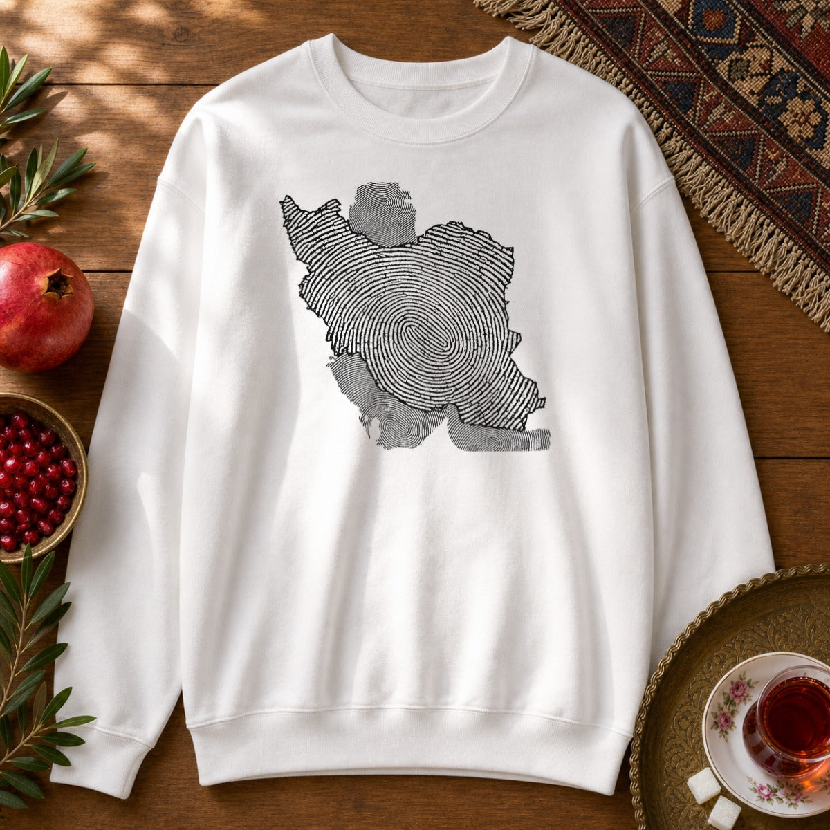 Iran is my ID Sweatshirt - White