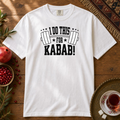 I do this for Kabab! Premium Tee - White