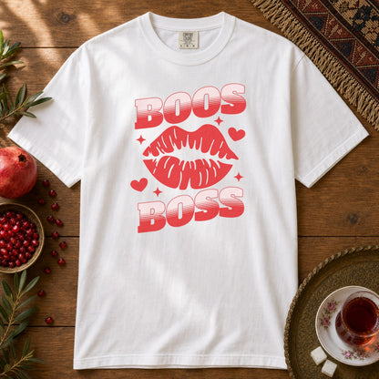 Boos Boss Premium Tee - White