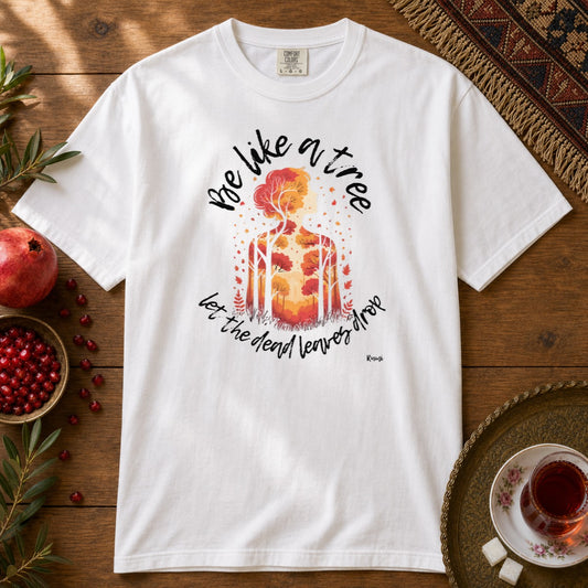 Be Like a Tree - Rumi Premium Tee - White