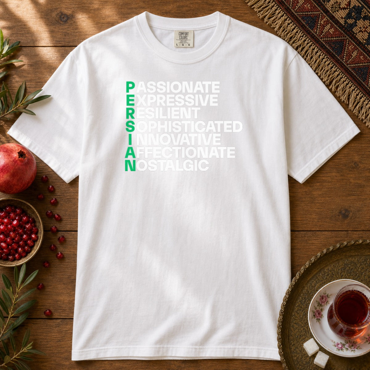 Persian Traits  Premium Tee - White