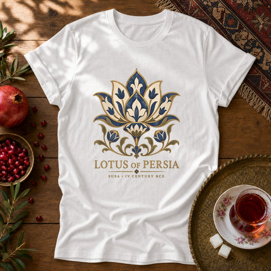 Lotus of Persia Unisex T-Shirt - White