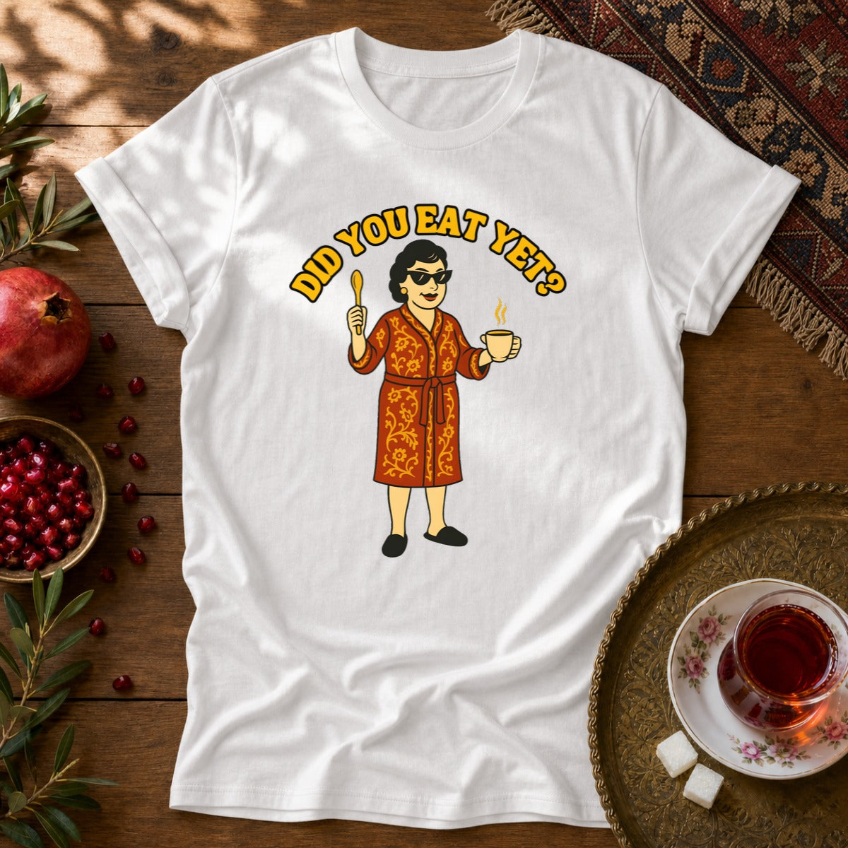 Did you eat yet? 2 Unisex T-Shirt - White