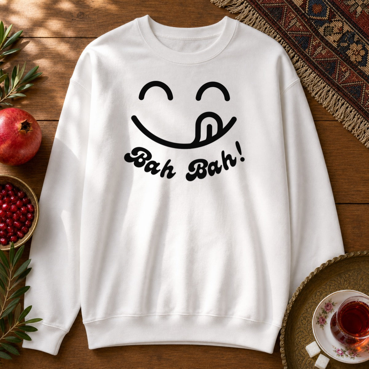 Bah Bah Sweatshirt - White