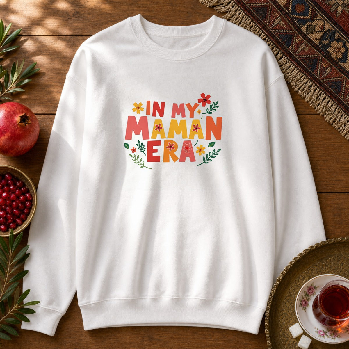 Maman Era Sweatshirt - White
