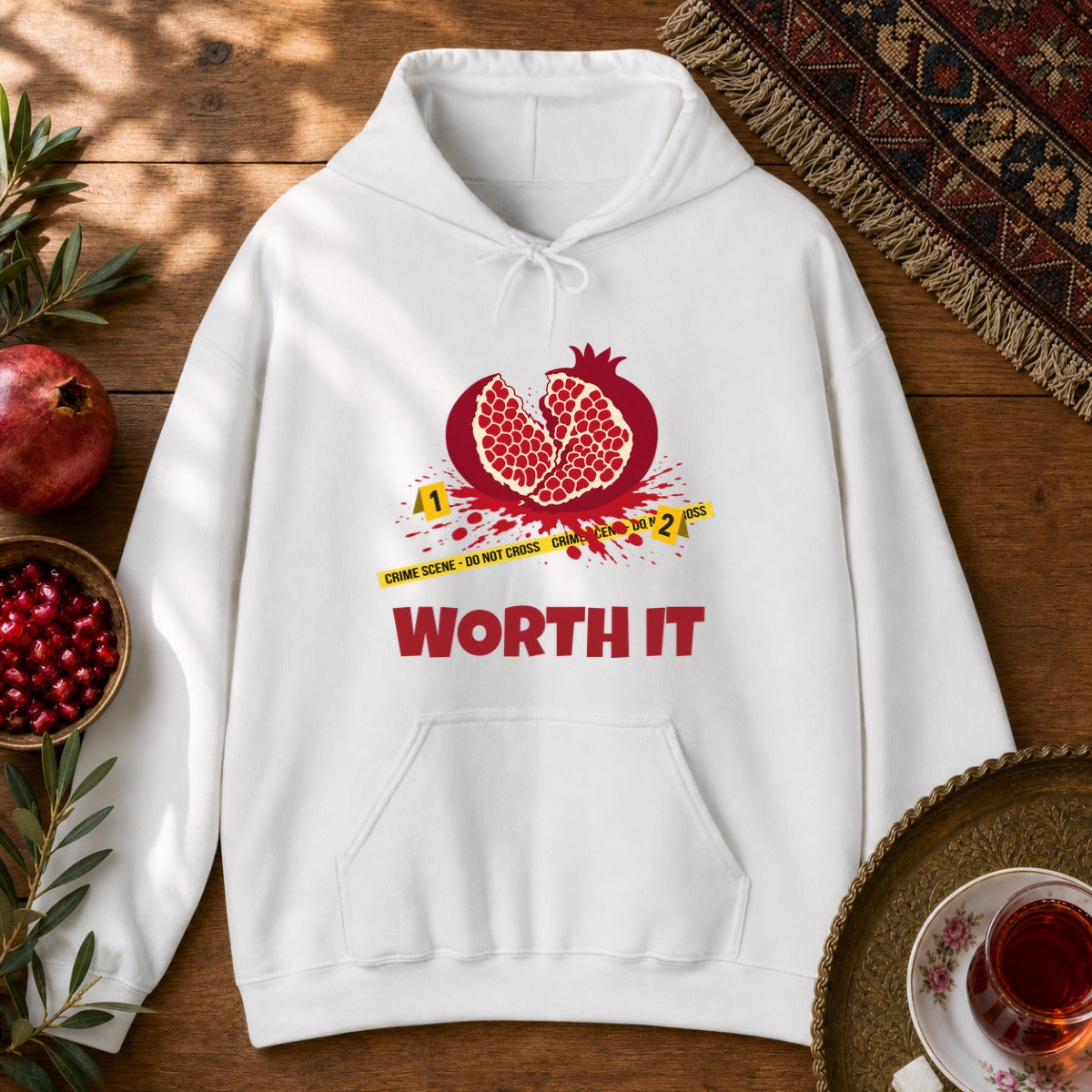Worth It Hoodie - White