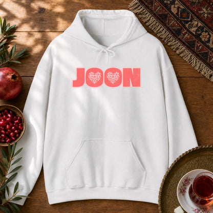 Joon Floral Hoodie - White