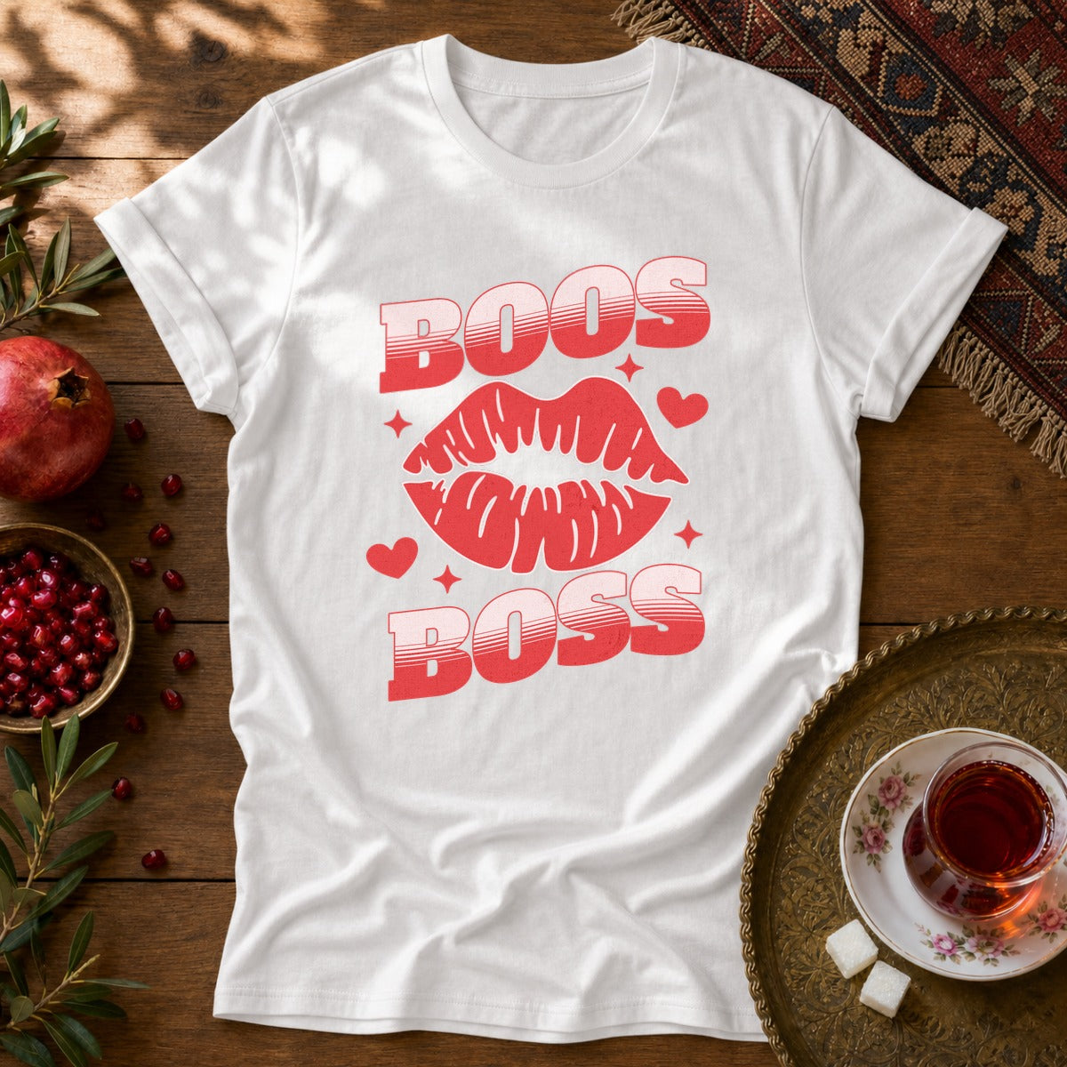 Boos Boss Unisex T-Shirt - White