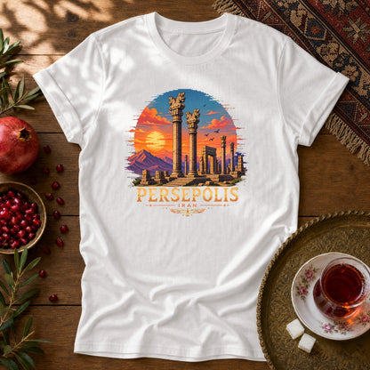 Persepolis - Pixel Art Unisex T-Shirt - White