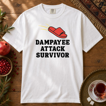 Dampayee Attack Survivor Premium Tee - White